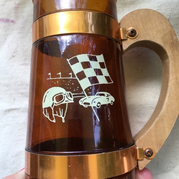 Five Vintage Siesta Ware Bar Mugs Glasses Retro - Picture 6 of 8